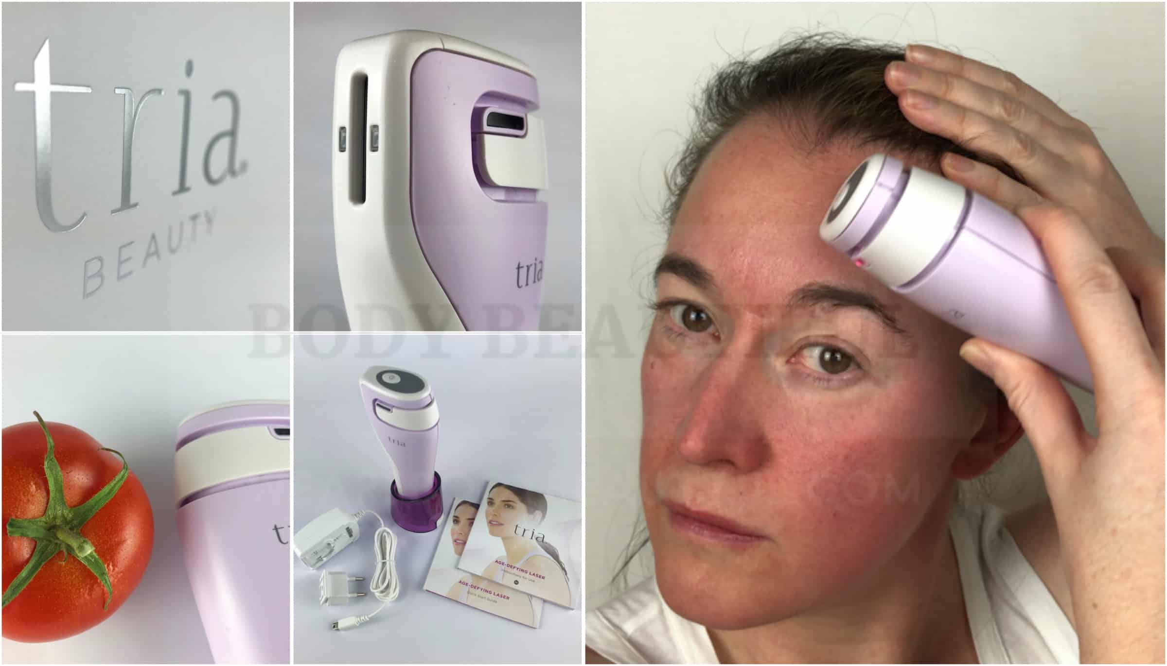 Tried & tested user trial of the Tria Age Defying laser with before & after photos by WeAreBodyBeautiful.com