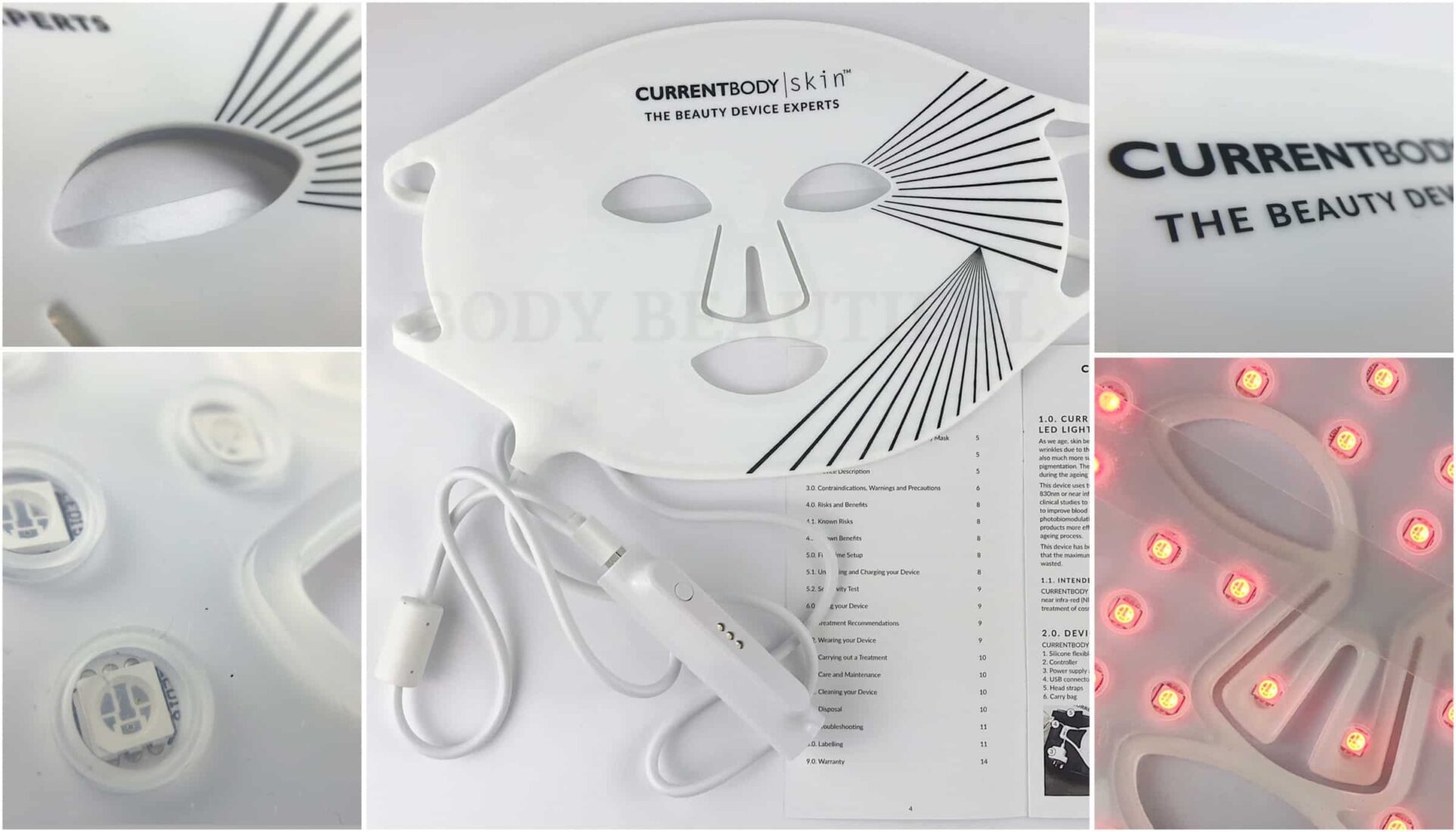 CurrentBody Skin Light Therapy Mask review: before vs after
