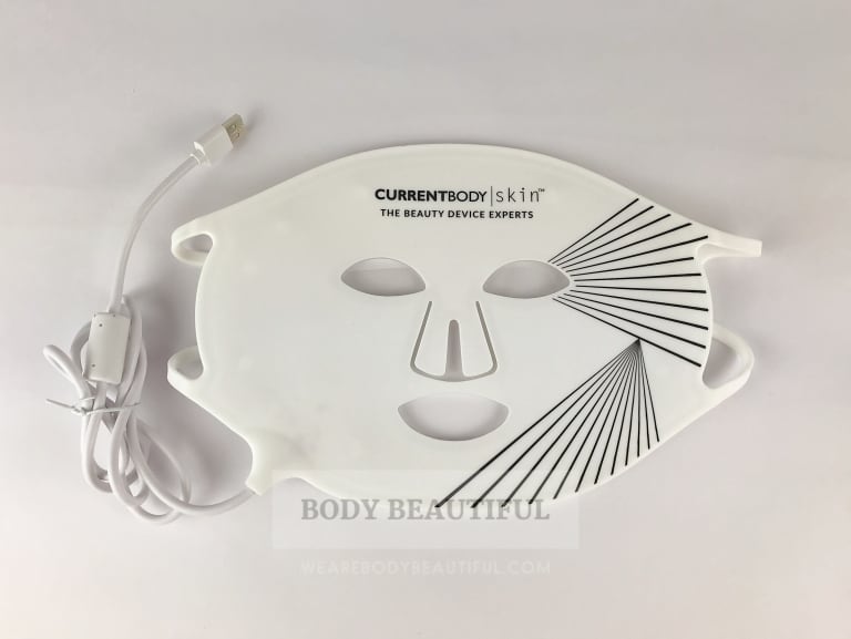 Top down view of the front of the CurrentBody.com Skin LED light therapy mask