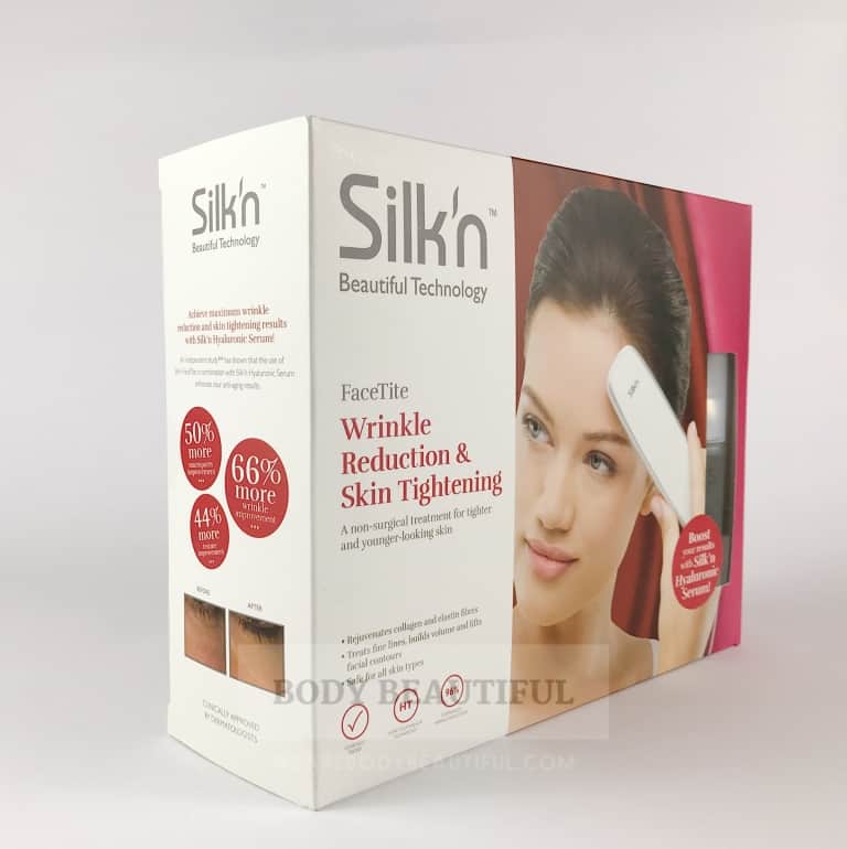Photo of the Silk'n Facetite attractive box - what;s in it?