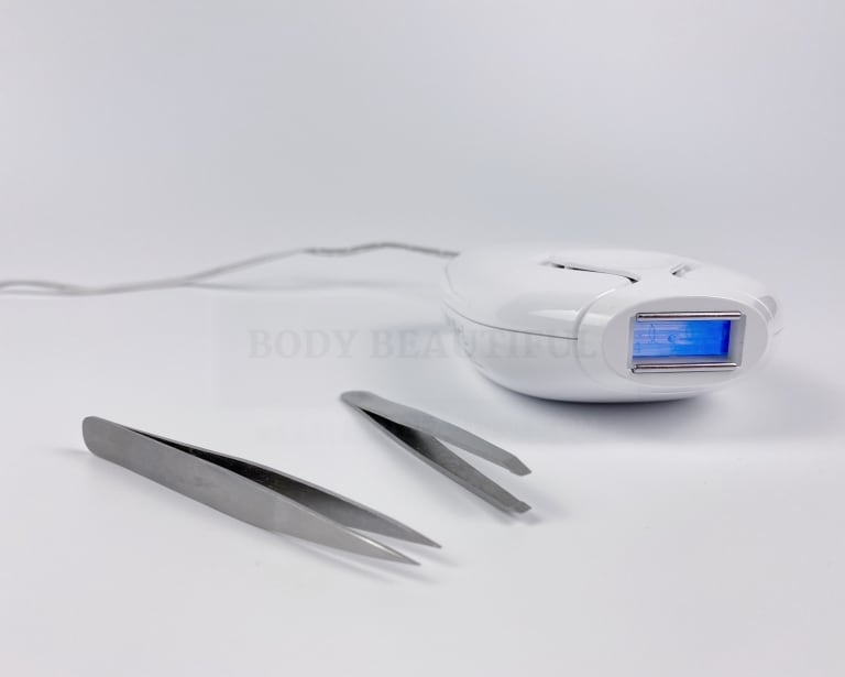 Pluck with tweezers then zap with the Iluminage Precise Touch - it works but takes longer than with shaving.