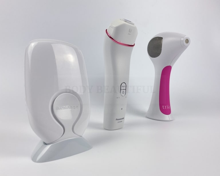 Iluminage Precise Touch, Panasonic ES-WH90 & Tria 4X recommended by WeAreBodyBeautiful.com for facial hair removal