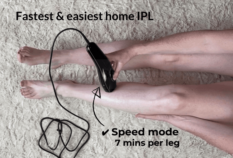 Zapping one full leg with the Pure in speed mode takes just 7 mins!