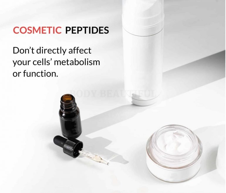cosmetic peptides don’t affect your cells’ metabolism or function