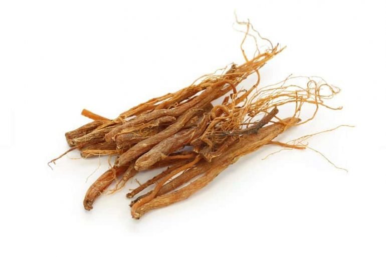 Panax Gingseng root, popular in chinese herbal rememdies (and lash growth serums!)