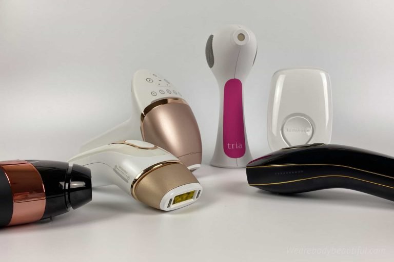 Close up photo of the leading homelaser & IPL hair removal machines