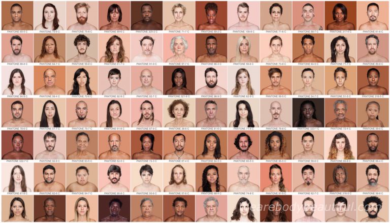 Humanæ by Angelica Dass matches skin tones to pantone refs!