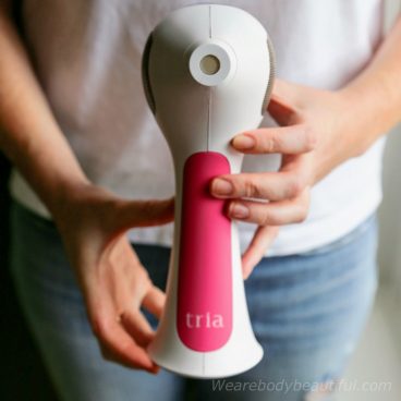 There's one at-home laser hair removal device from Tria Beauty, and you'll find a review on Wearebodybeautiful.com