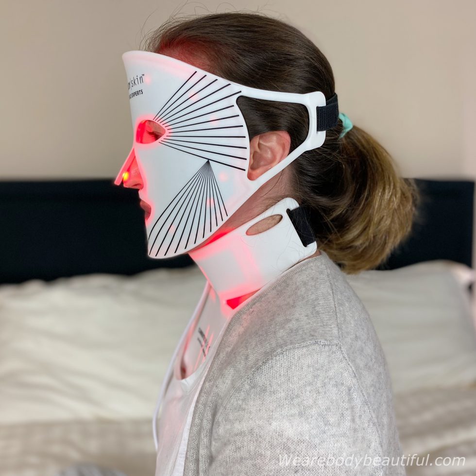 CurrentBody Skin Light Therapy Mask review before vs after