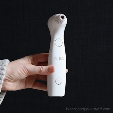 For eyes and upperlip, this small and precise NIRA Skincare laser safely fits the areas other devices can’t reach.