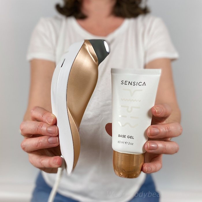 Sensica Sensilift review at-home Radio Frequency skin tightening by Wearebodybeautiful.com