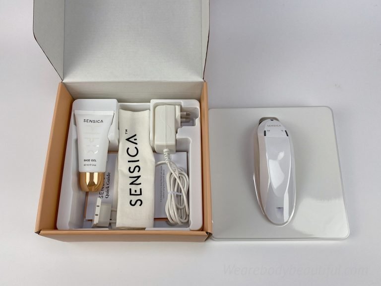 The whole of the Sensica Sensilift kit from inside the small box. Neat and wll-secured