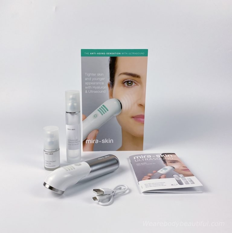 Learn all the pros and cons of Mira-skin ultrasound and Hyaluronic Serum starter kit in this review by Wearebodybeautiful.com