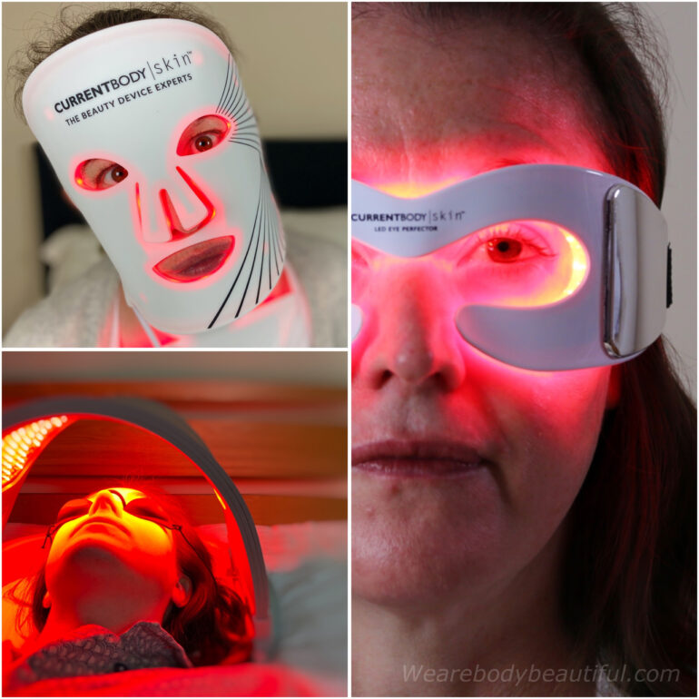Pros & cons round-up review of the best at-home red light therapy devices from Dermalux, CurrentBody, Quasar, Silk'n and Nuface by Wearebodybeautiful.com