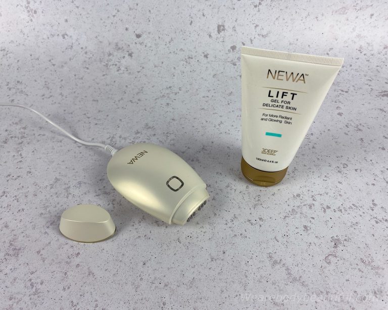 The NEWA at-home RF device and gel will lift & tighten your skin.