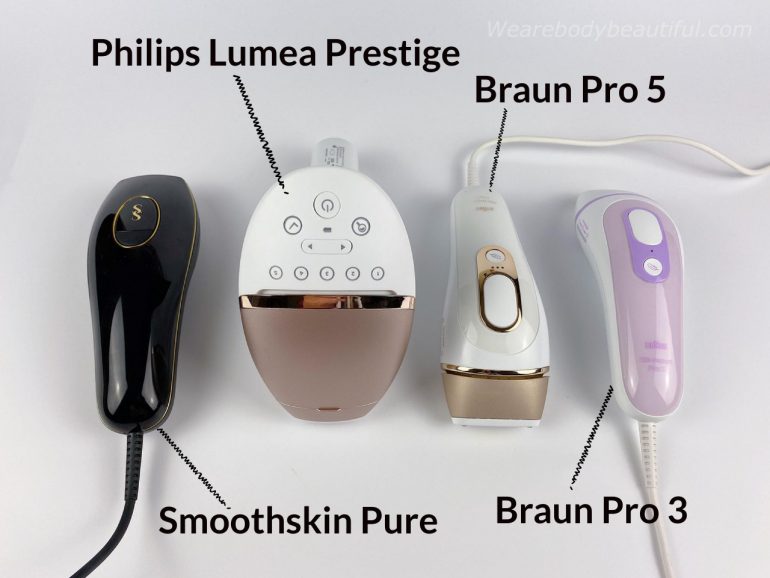 Which are the best IPL hair removal for dark skin tones up to Fitzpatrick type V? Well, as recommended by Wearebodybeautiful it’s the Braun Pro 3, Smoothskin Pure, Braun Pro 5 and the Philips Lumea Prestige. Learn their pros & cons summary in the full round-up…