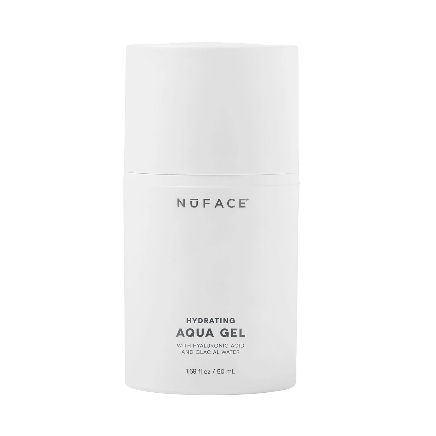 Nuface Aqua Gel in a white pot